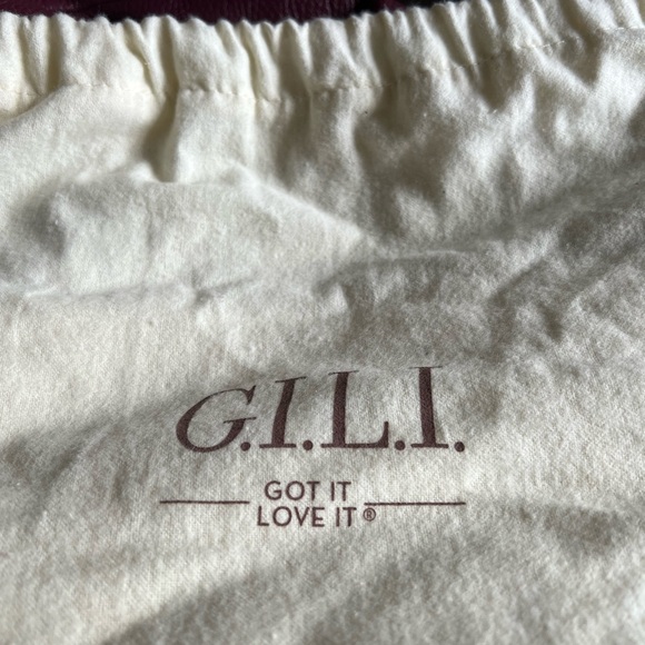 G.I.L.I. Pebble Wine Leather Leather Fringe Handbag - Picture 7 of 7